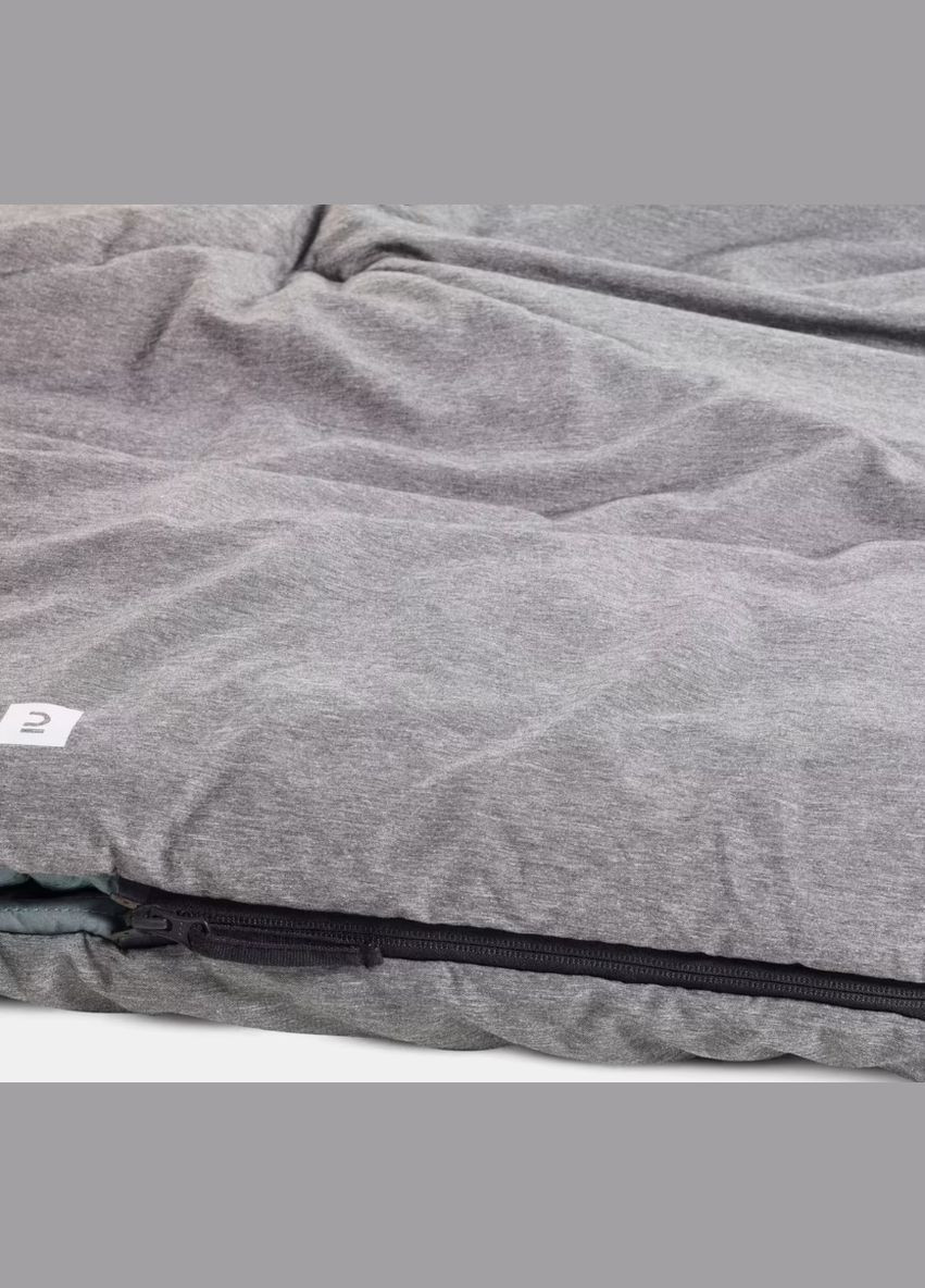 Бавовняний Двомісний Спальний Мішок для Кемпінгу 230 x 160 см Arpenaz 0° Quechua (335052879)