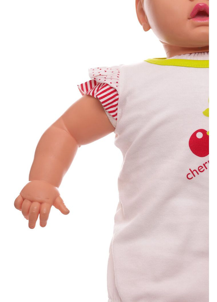 Бодісукня з коротким рукавом для дівчинки Вишенька інтерлок MiniPapi 80 см (31438) BABYKROHA (315423976)