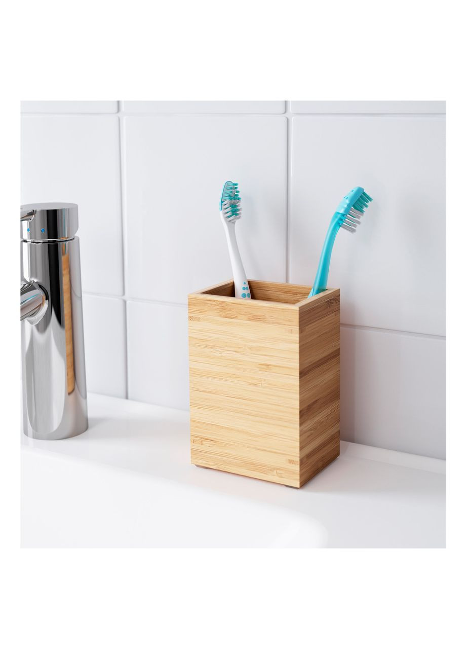 Стакан для зубних щіток бамбук IKEA (272150455)