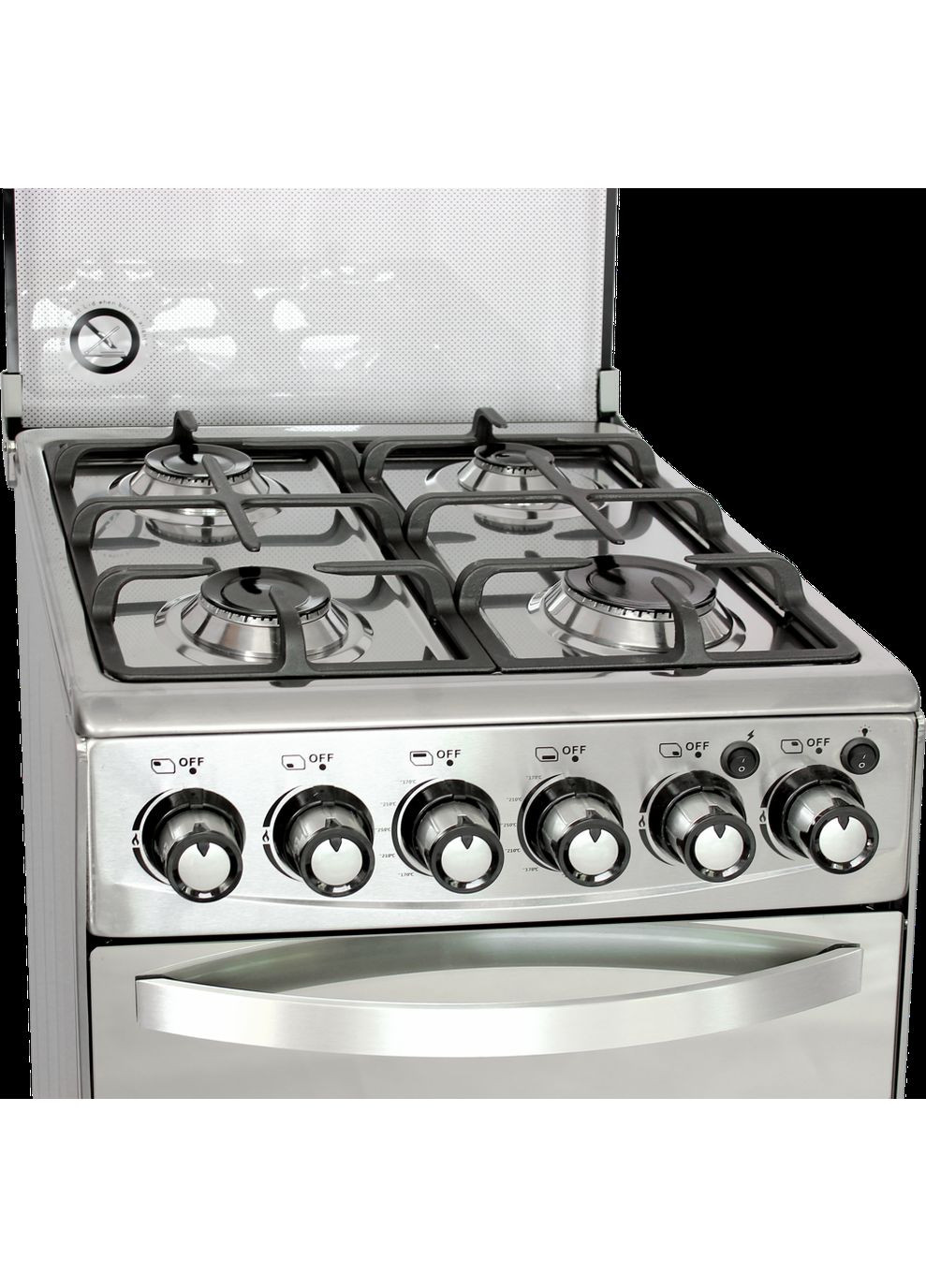 Газовая плита газовая 2000-18х нержавейка гриль чугун DAHATI