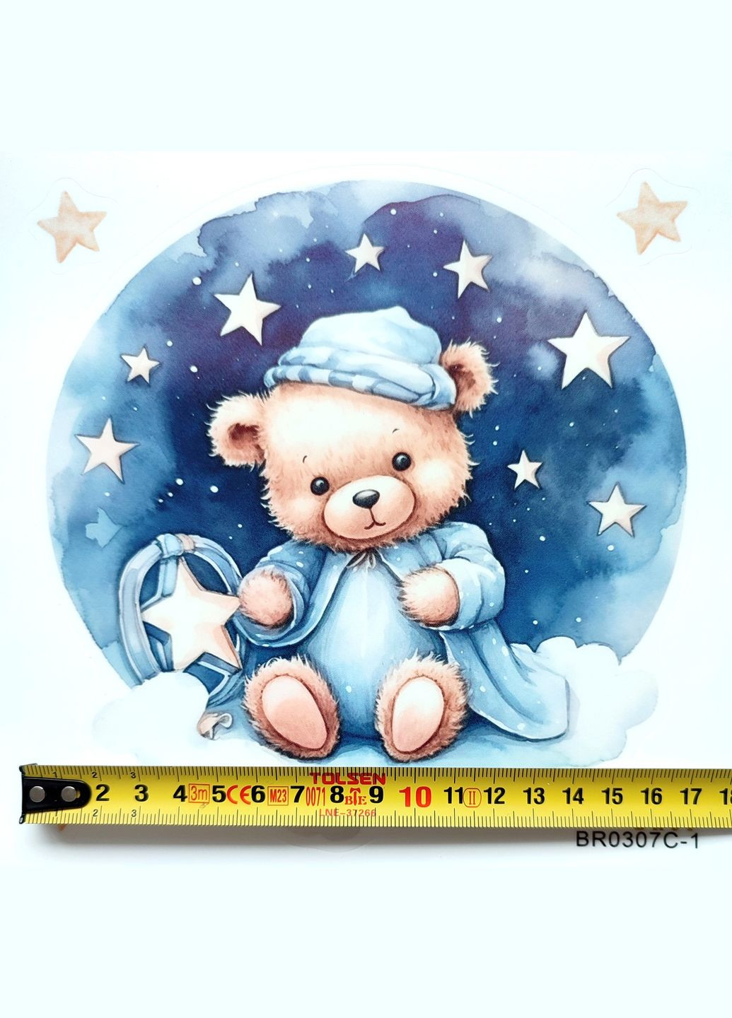 Виниловые наклейки Мишки на тучках (лист 40 х 40 см) Б394-99-2 BRUP (315933242)