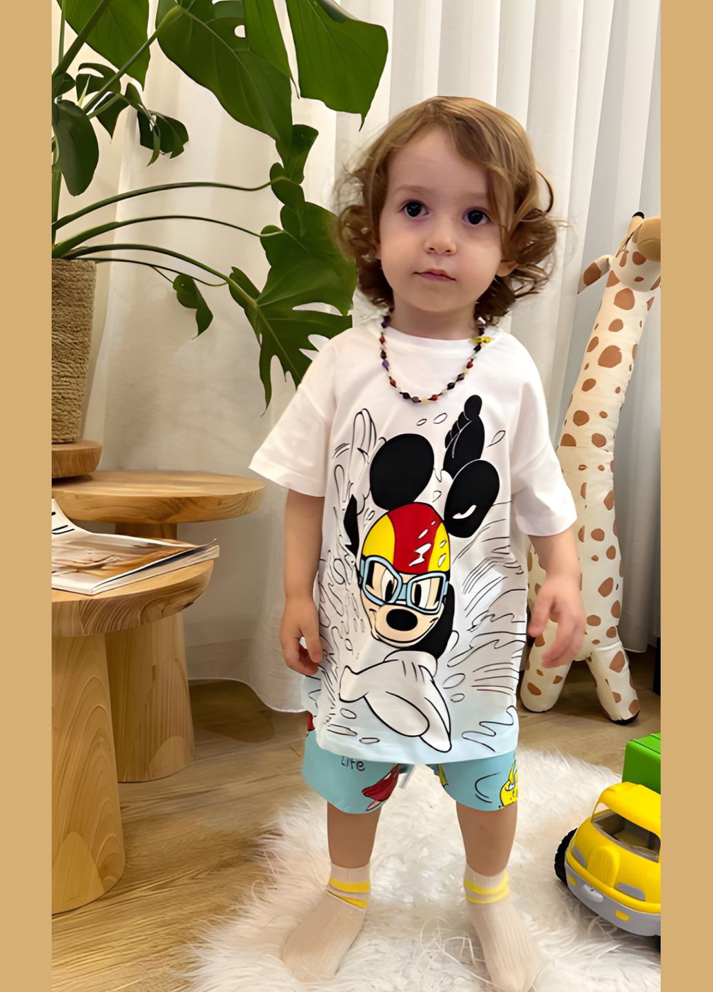 Комплект (футболка, шорти) Mickey Mouse (Міккі Маус) TRW1065621243 Disney футболка+шорти (293173629)
