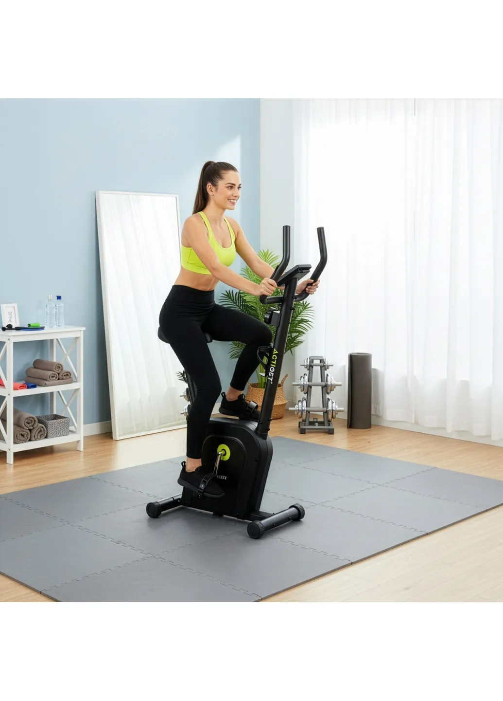 Велотренажер магнитный Actiget Actibike ACT0174 Black No Brand (410891747)