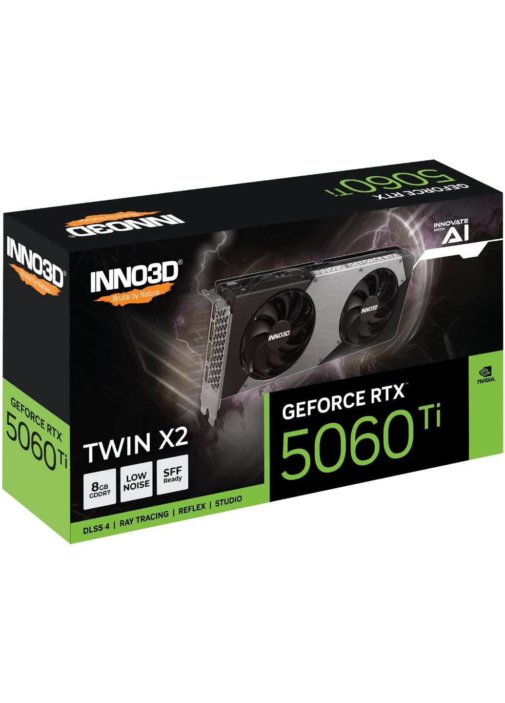 GeForce RTX5060 Ti TWIN X2, 8GB GDDR7, 128bit, PCI Express 5.0 Inno3D (361076584)