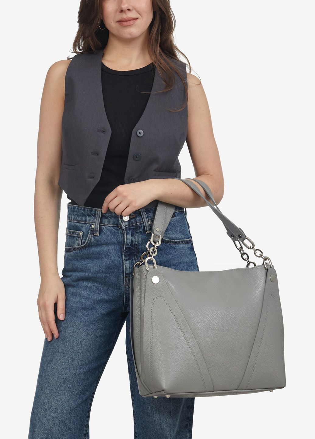 Сумка жіноча шкіряна шоппер велика Shopper Regina Notte (280199267)