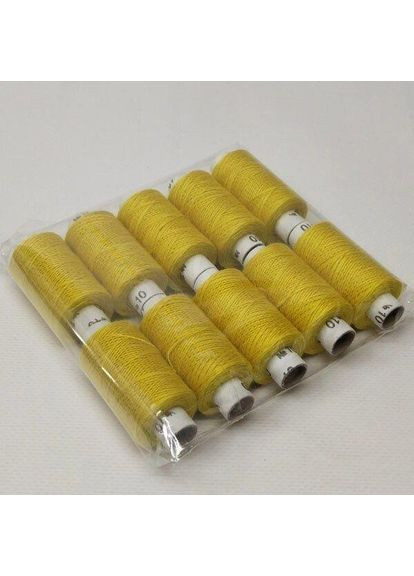 Джинсовые нити, высокая прочность #10, желтый цв. Plus-plus (352749992)