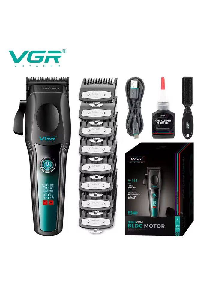 Акумуляторна машинка для стрижки V-195 GREEN VGR (363059097)