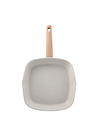 Сковорода (BG-34743-CR) Bergner Naturally гриль 28 x 28 см (369882096)