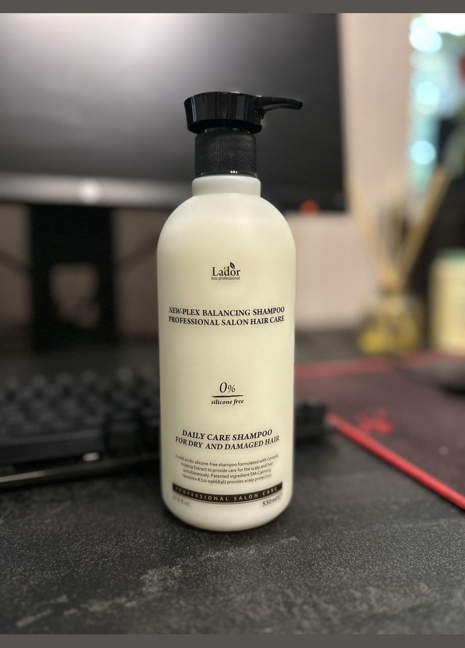 Шампунь для волосся заспокійливий безсиліконовий NewPlex Balancing Shampoo, 530 мл La'dor (299771227)