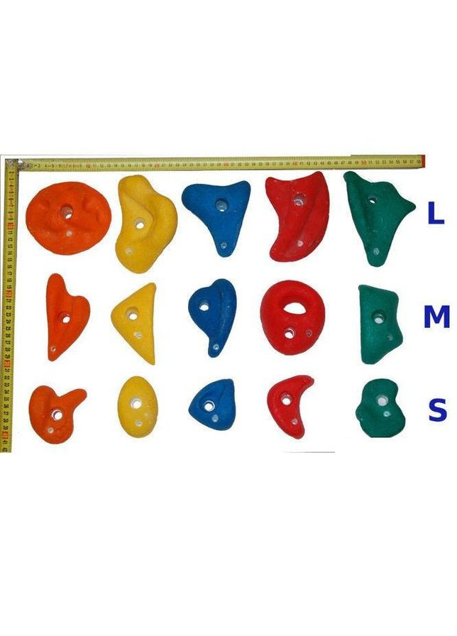 Скалодром S-размер 5 штук WCG (342120980)