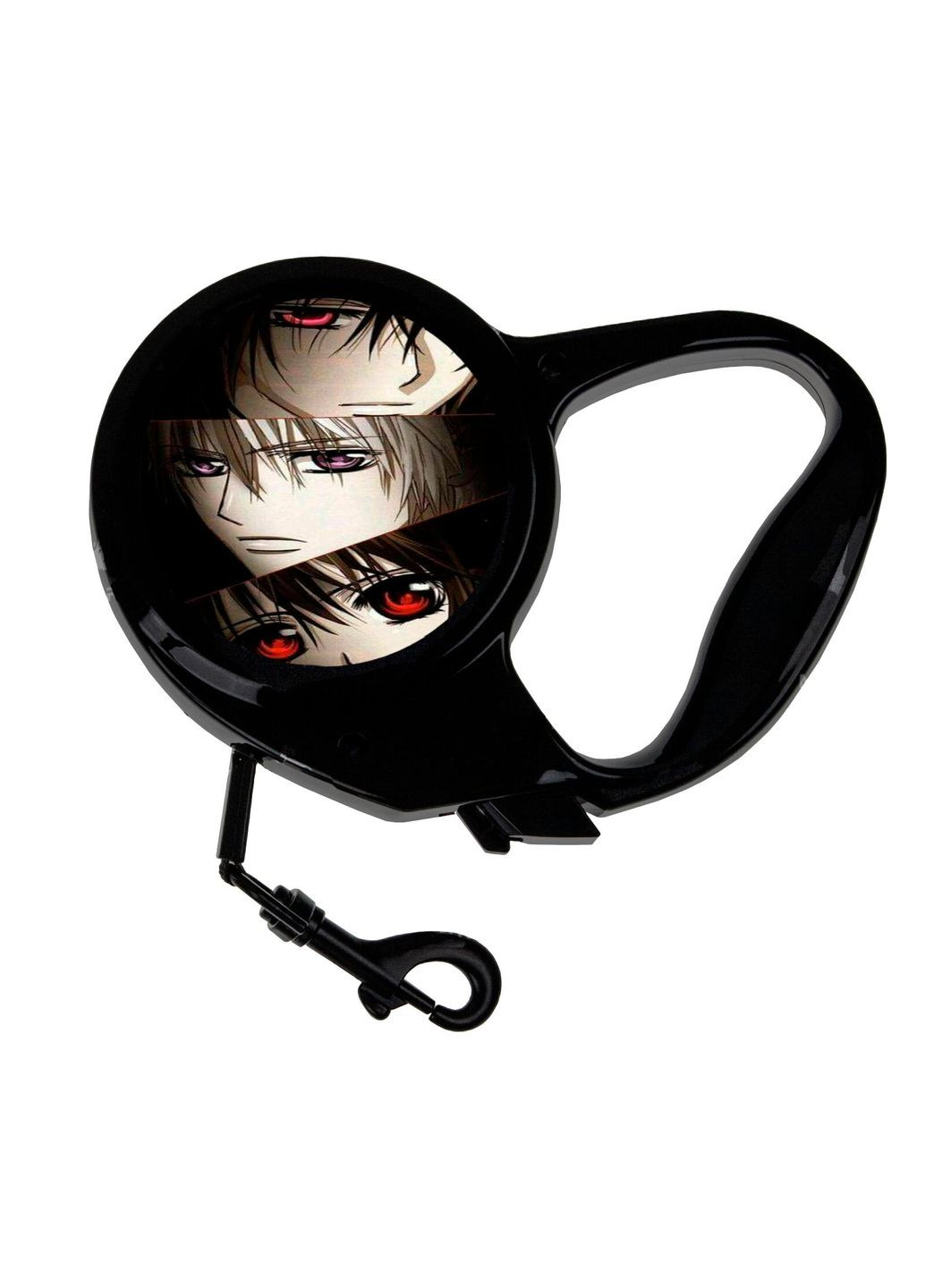 Поводок-рулетка для животных с принтом Аниме Рыцарь - вампир #0002 3 м черный No Brand (309157682)