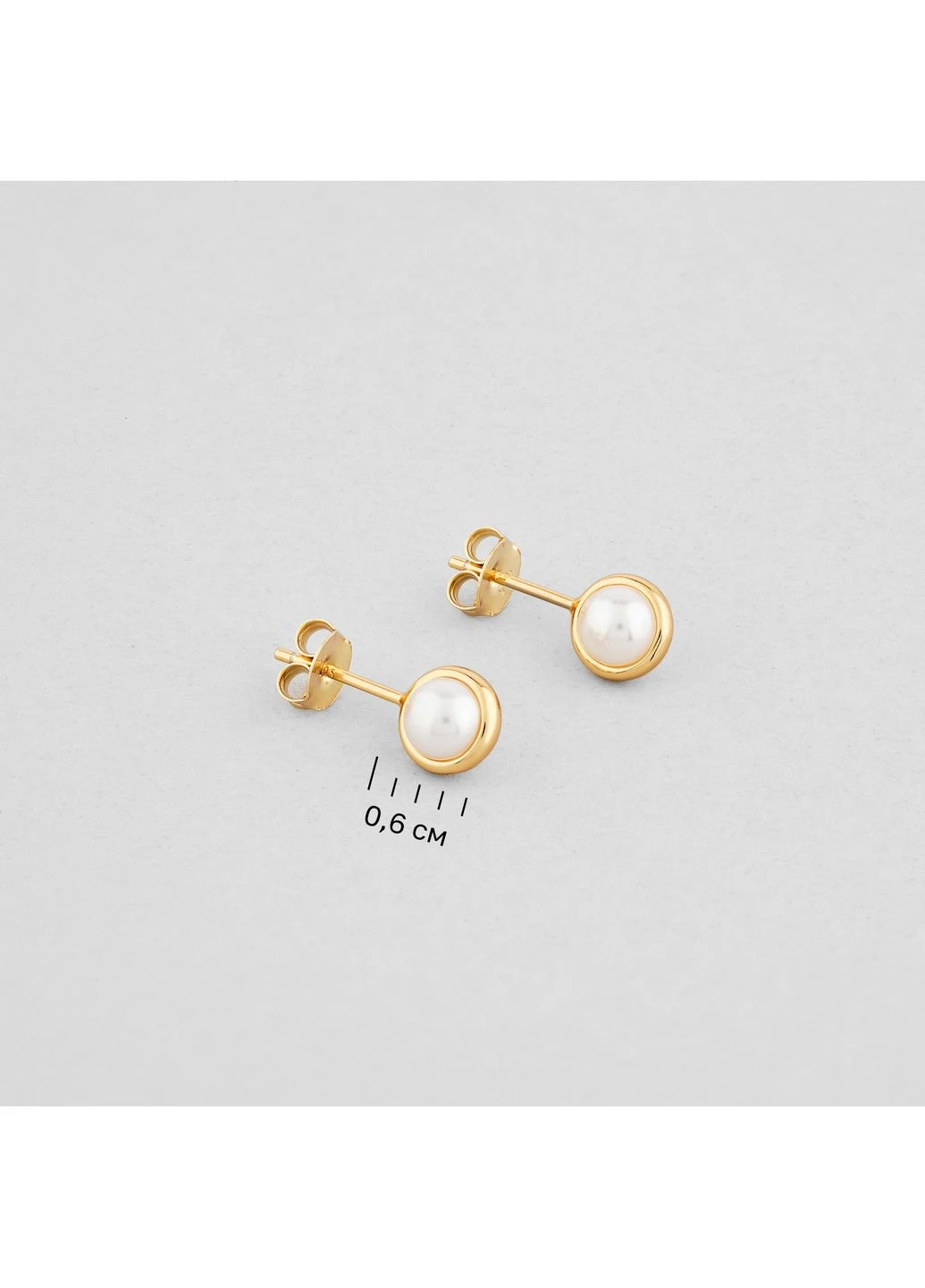 Сережки Перлинні кульки Minimal (338795025)