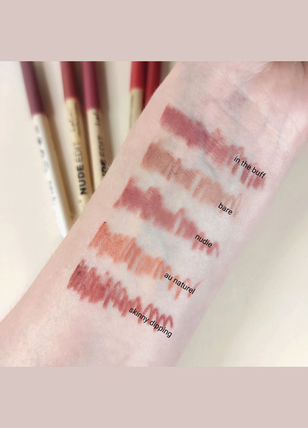 Карандаш для губ Lipstick Lip Liner Nude Edit - Nudie 1.1г Technic (302497658)