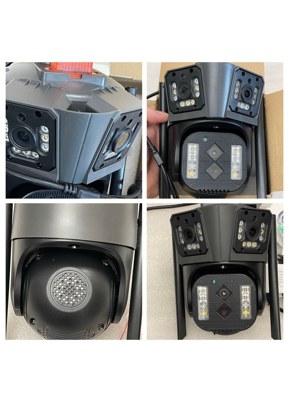 Охоронна поворотна WiFi IP камера 6K LSWL342-10X з 10x зумом та 4 лінзами LS VISION (300172392)