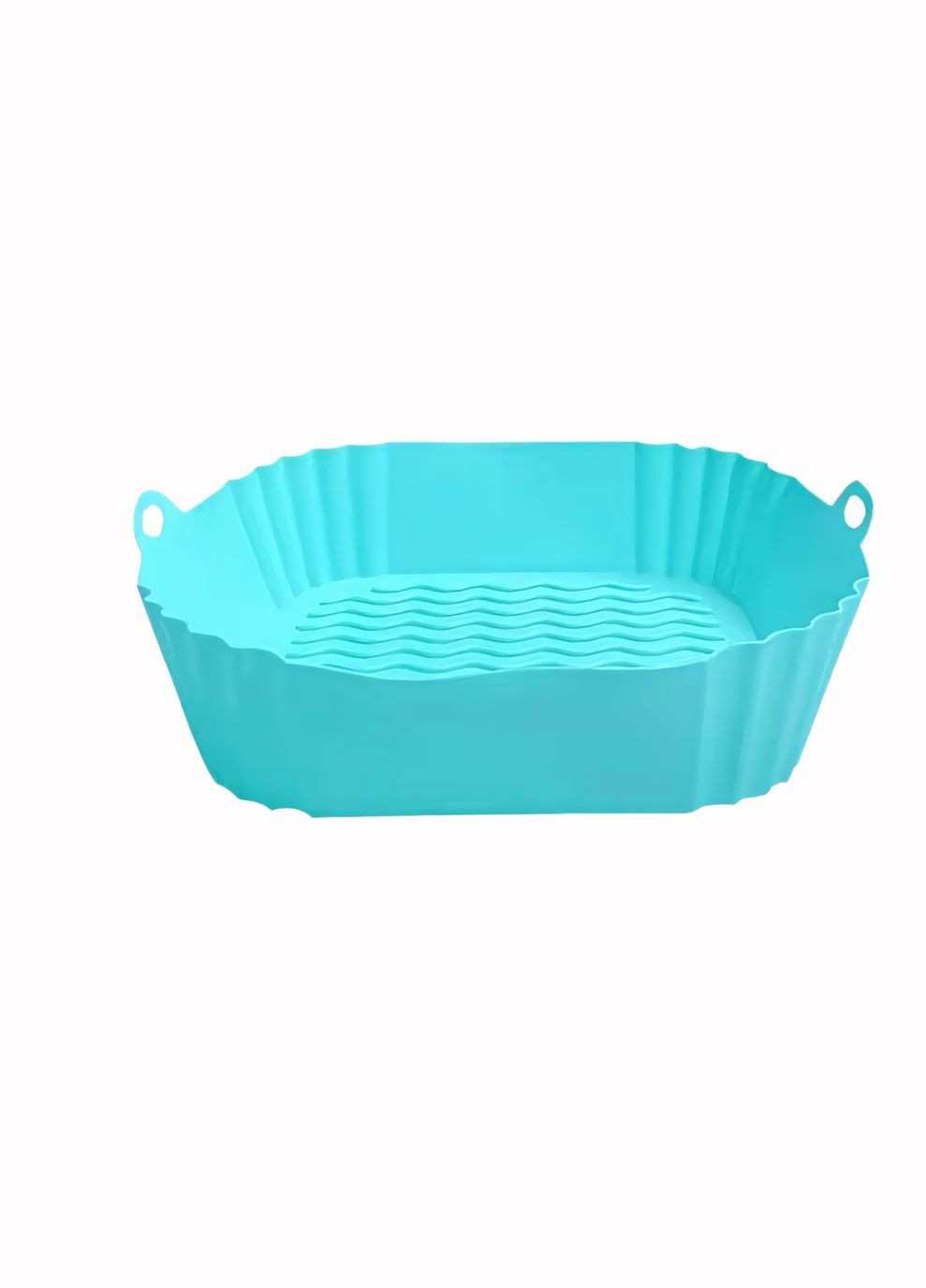 Силиконовая форма Волна 16.5/21 см для запекания в Аэрогриле / Духовке Бирюза Толстые стенки XL No Brand (341324956)