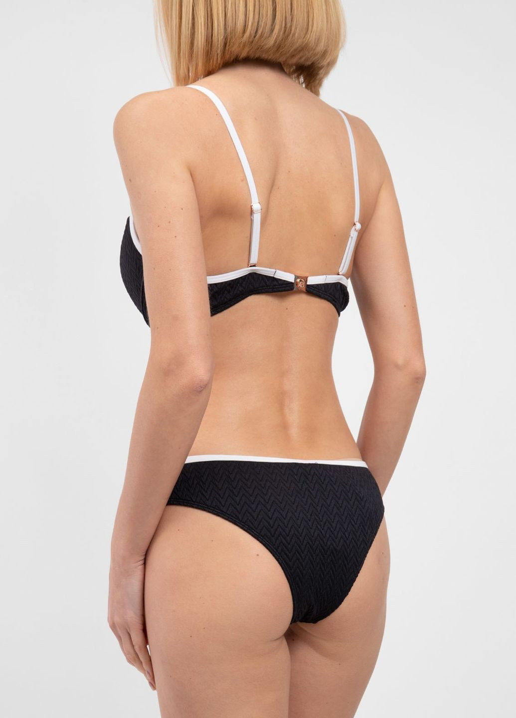 Черный летний купальник EA7