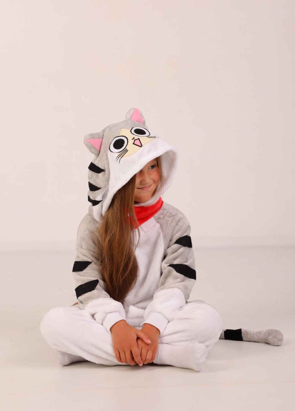 Детское кигуруми Кот Чи с хвостиком и капюшоном с ушками My Kigu (365437090)