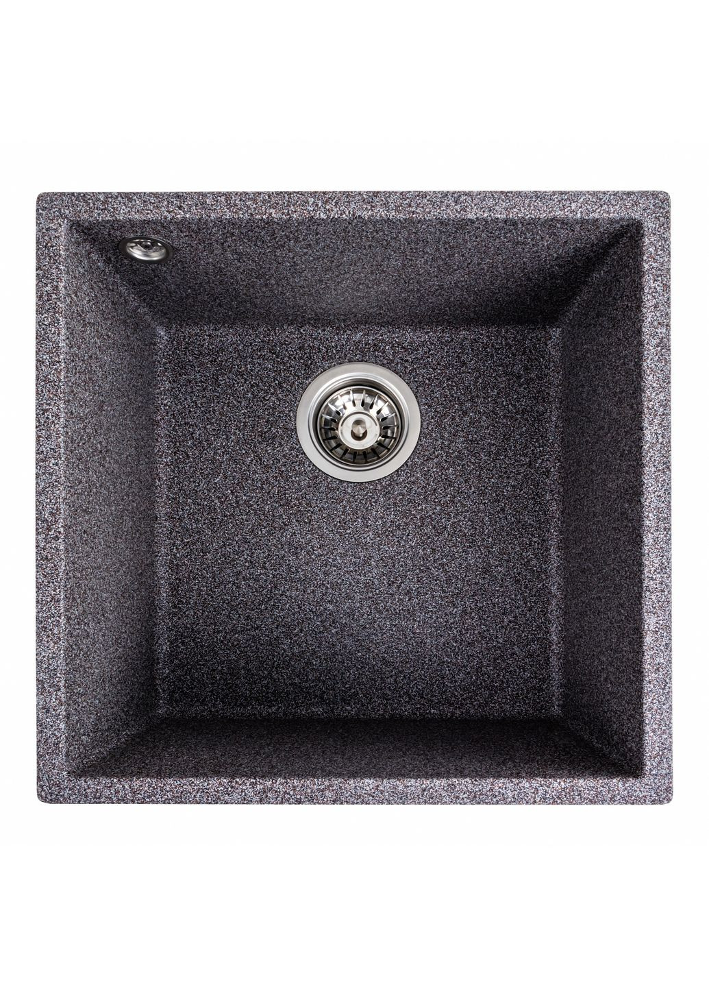 Гранітна мийка для кухні 4040 RUBA матовий мікс Platinum (269794960)