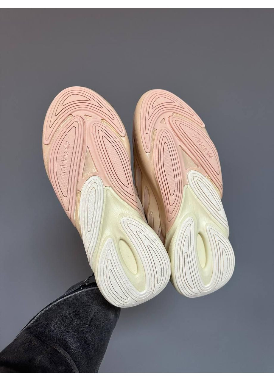 Розовые демисезонные кроссовки мужские adidas ozelia golden rose адидас озелия No Brand