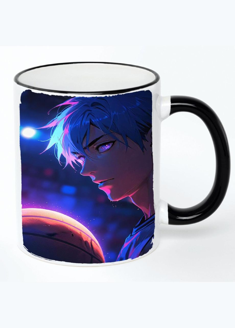 Чашка Баскетбол куроко Аніме #014 (кухоль, кружка) Біла з чорною ручкою 330 мл No Brand (322714319)