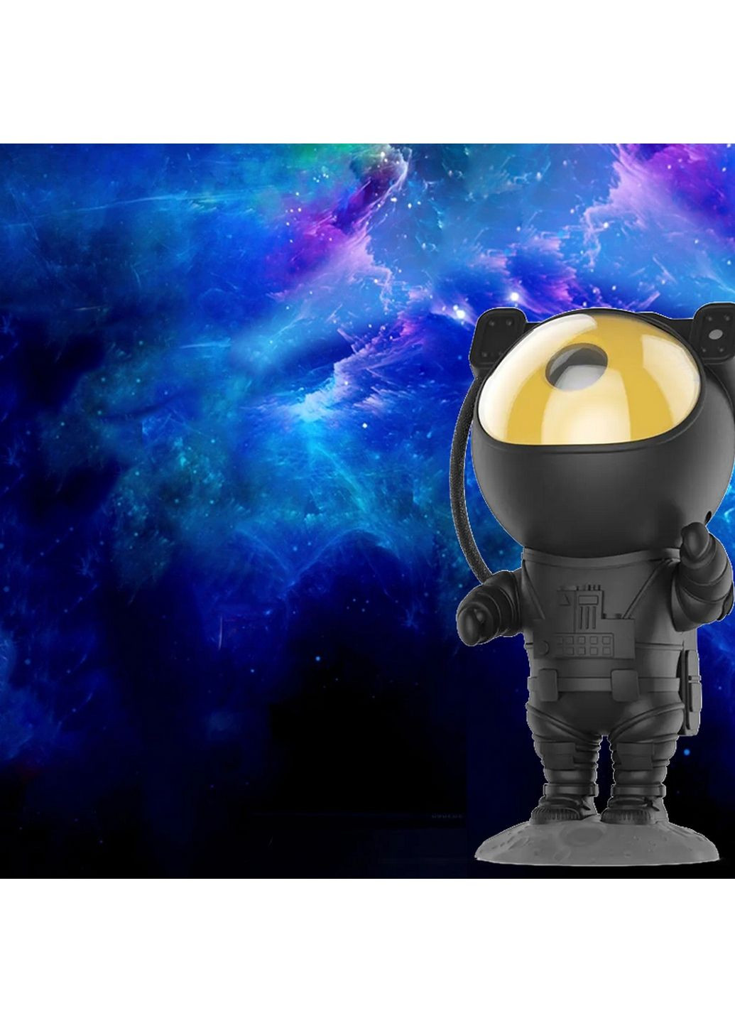 Іграшка-нічник Проектор галактики лазерний Астронавт, зоряне небо на стелі з пультом Astronaut (293480814)
