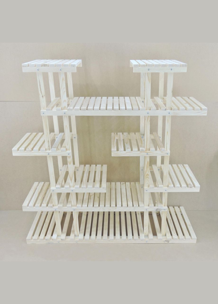 Подставка для цветов из дерева Малабри 45 бланже (ЦВТ-007101) No Brand (328225028)