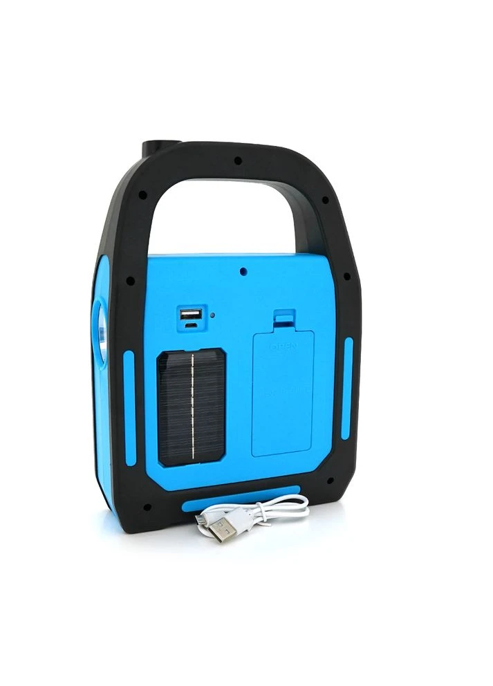 Переносной фонарь ORION OR9707B+Solar, COB+SMD LED, 3 режима работы, заряд от 5V, USB выход, батарея 2*18650, Box Voltronic (315502455)