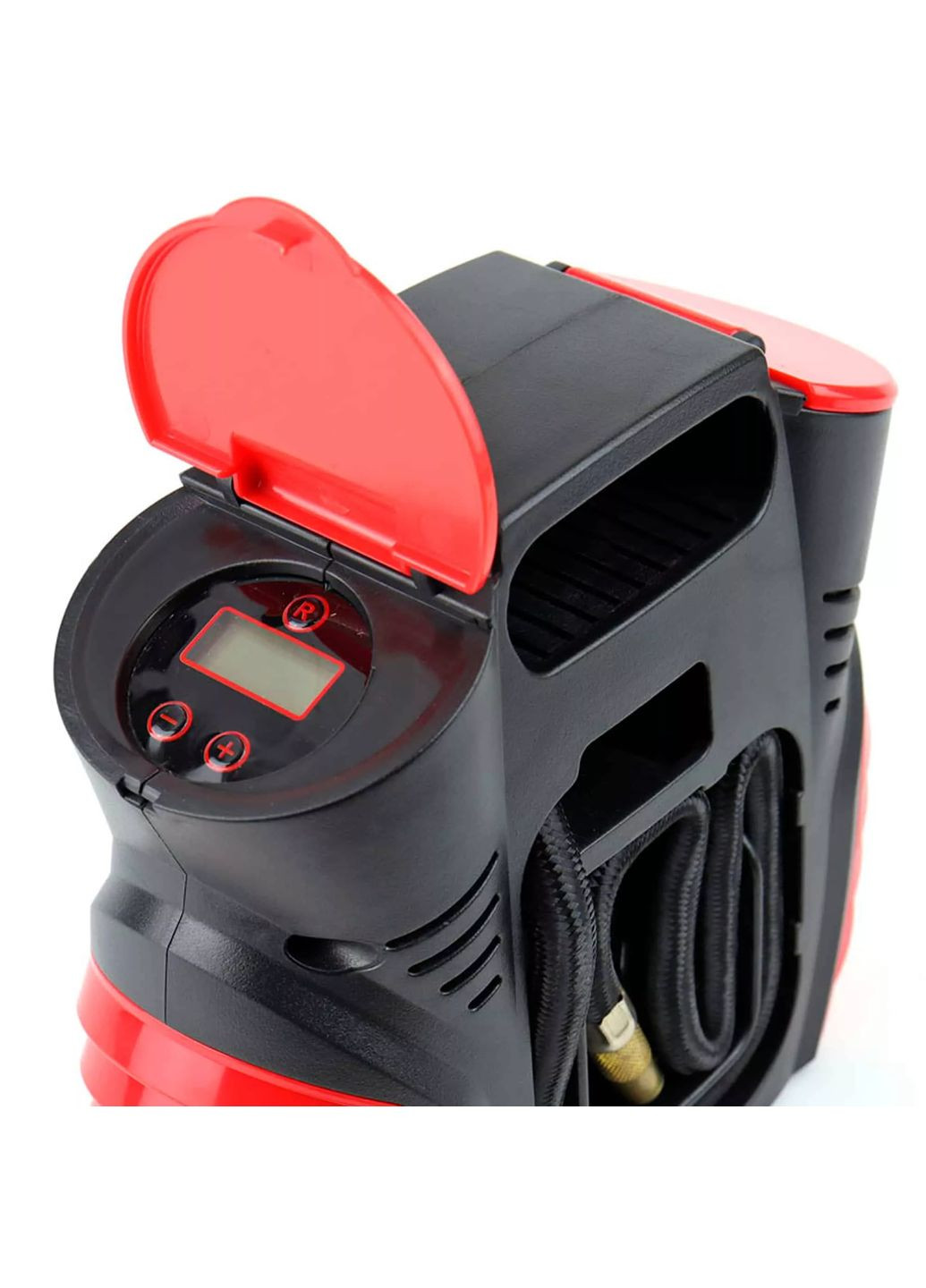 Автомобильный компрессор 02641 (12В) с манометром для подкачки шин (41259) Amio (296664123)