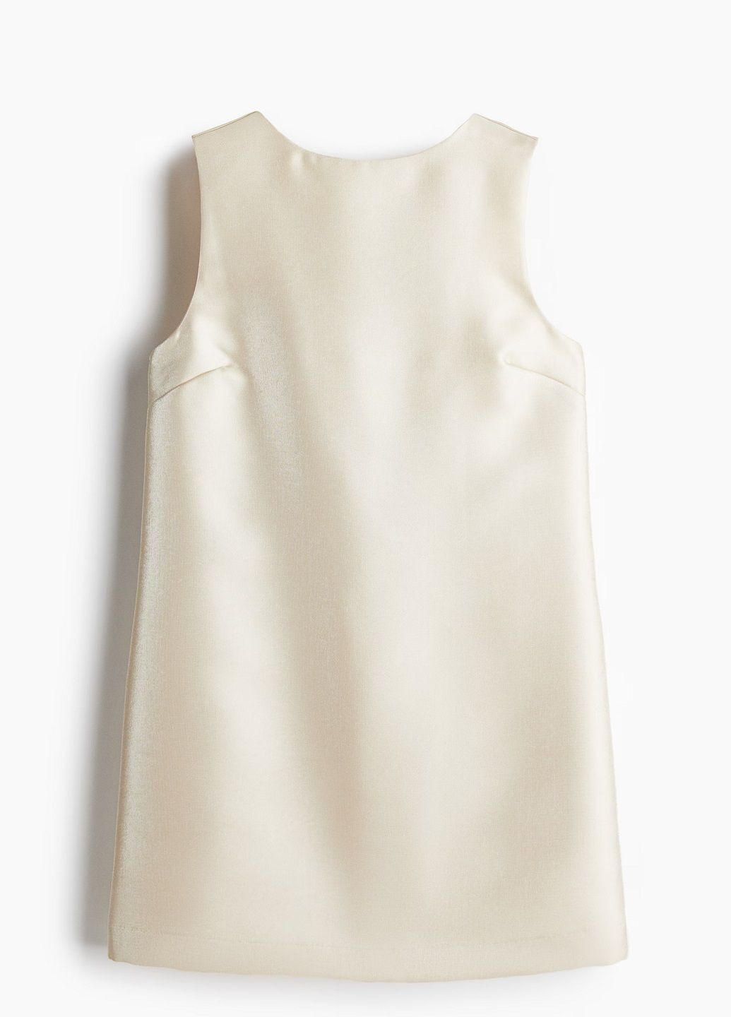 Світло-бежева святковий сукня H&M однотонна