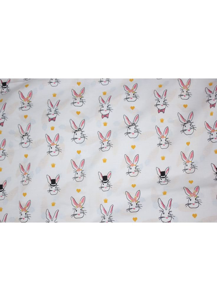 Постільна білизна Бязь Ranforce Elite 17-0529 Bunnies white (m343341) Mirson Бязь Ranforce Elite 17-0529 Bunnies white Євро (366568035)