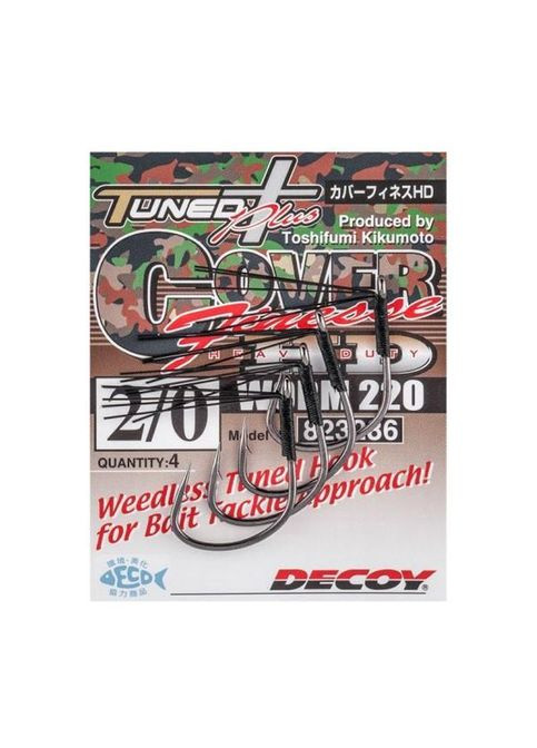 Гачок Worm220 Cover Finesse HD 2/0 (4 шт/уп) (1562.07.93) Decoy Worm220 Cover Finesse HD 2/0 (4 шт/уп) (268146924)