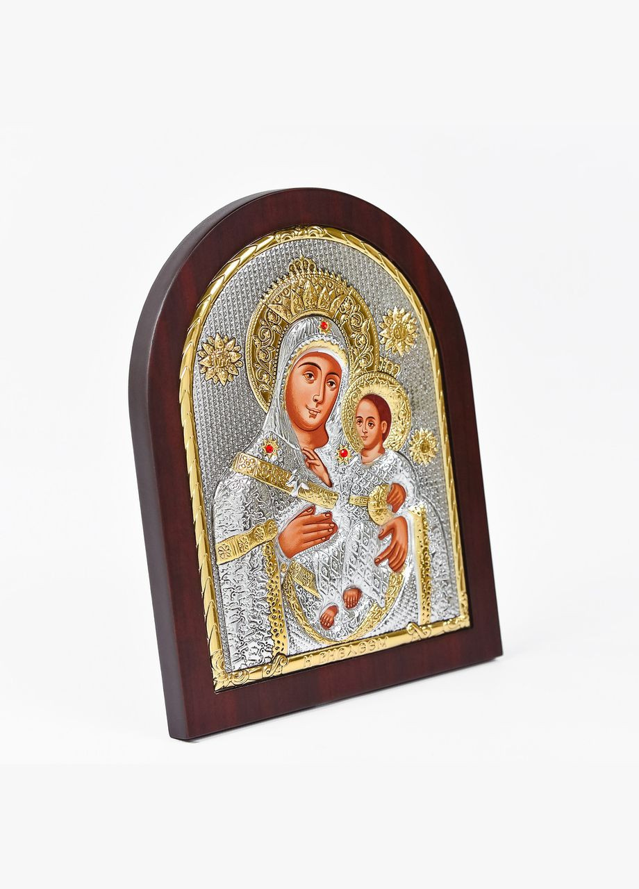 Вифлеємська Божа Матір 10,7х12,8см арочної форми на дереві Silver Axion (265446118)