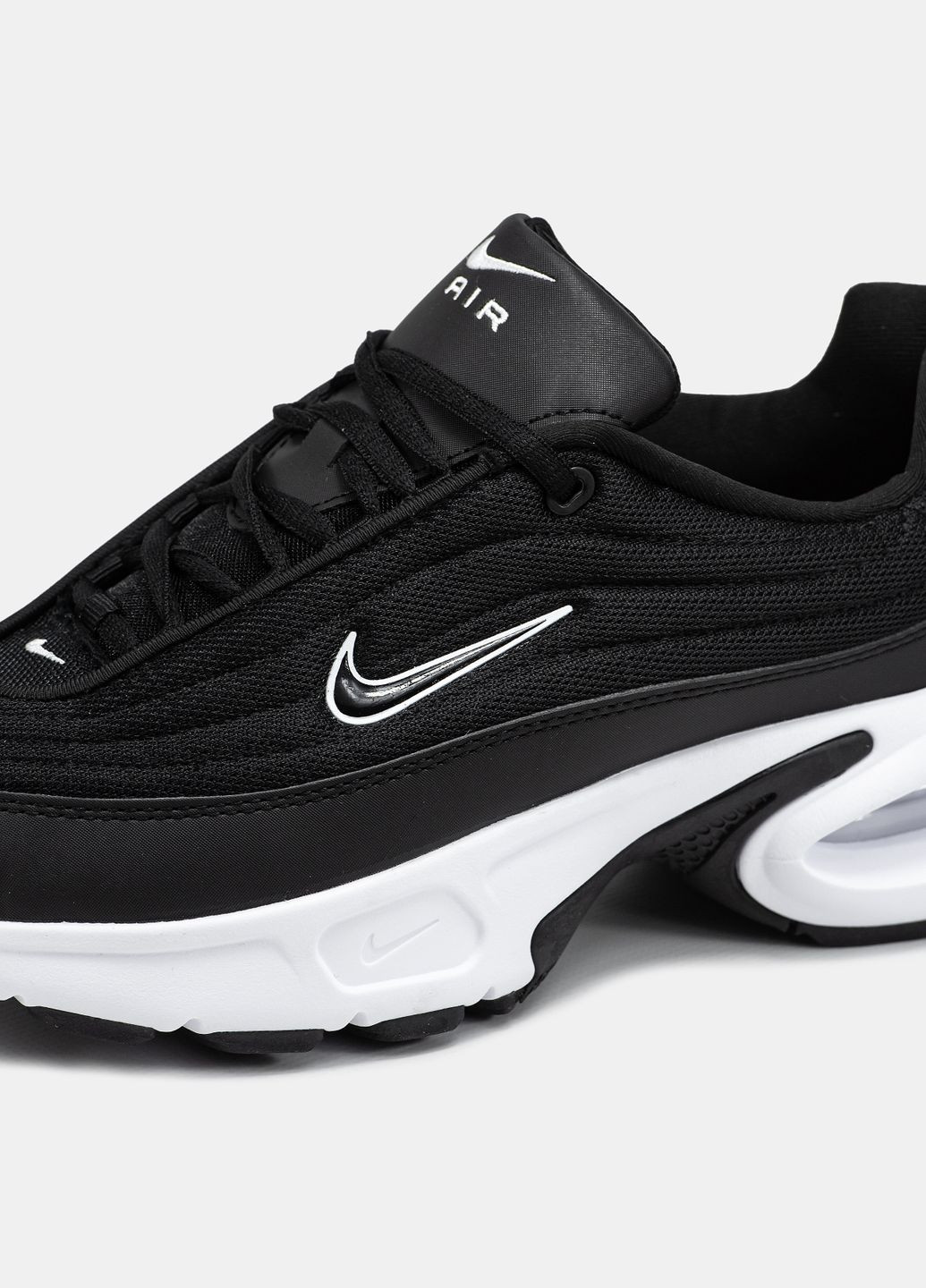 Черно-белые всесезонные кроссовки мужские nike air max portal black white | найк аир макс портал черно-белые No Brand
