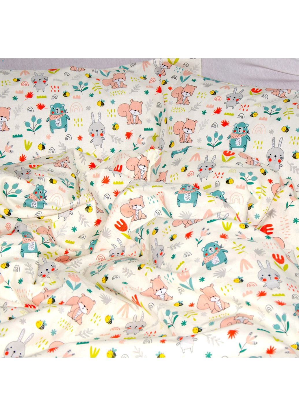 Комплект постільної білизни дитячий t342 Бязь набивна 215x145 см (наволочки 50x70) Ярослав (322036385)