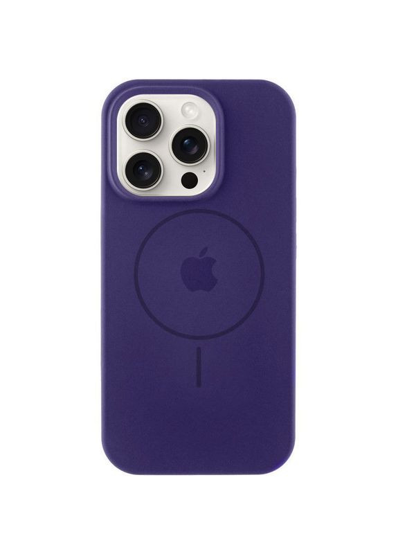 Чохол Silicone Case Full Protective (AA) з MagSafe для Apple iPhone 16 Plus (6.7") Темно-фіолетовий Epik (372972715)