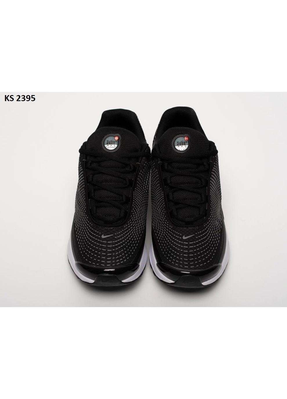 КРОССОВКИ ЖЕНСКИЕ NIKE AIR MAX DN BLACK WHITE НАЙК АИР МАКС ДН No Brand чёрные демисезоны (367172009)
