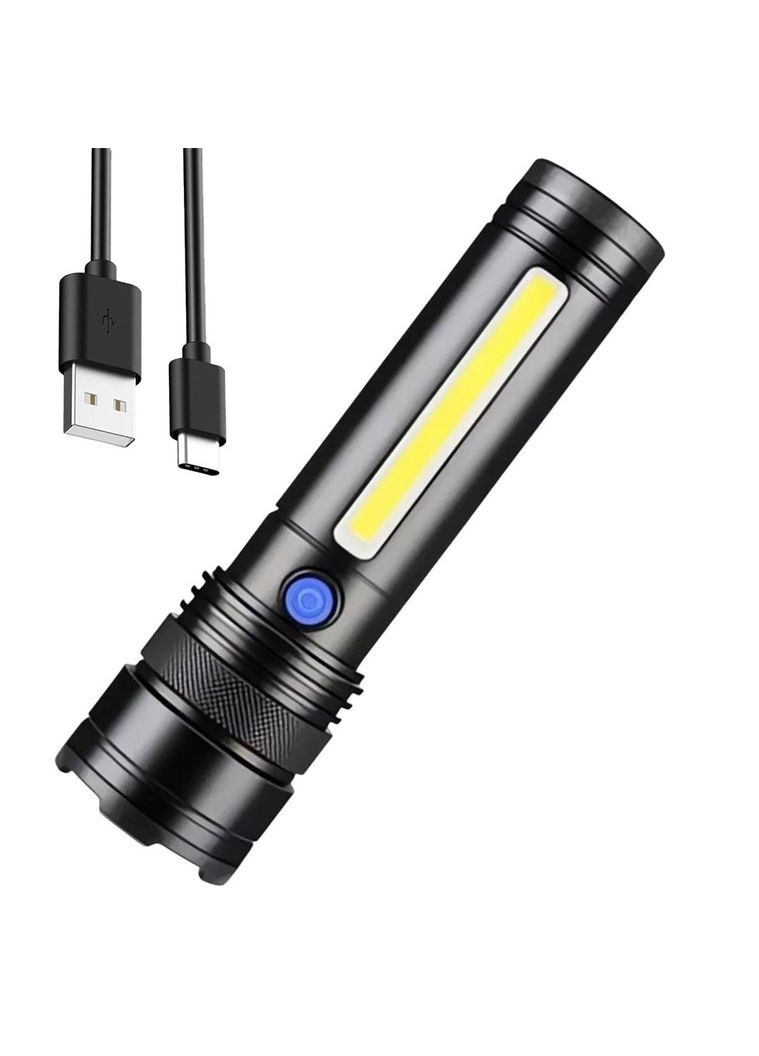 Ліхтар ручний BL-C27 з Zoom, USB, 1200 мА·год/ліхтарик акумуляторний/Світолодний ліхтар ручний X-Balog (371372284)