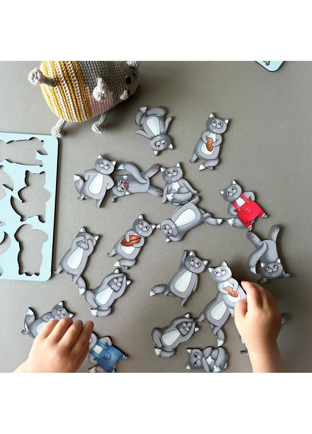 Розвиваюча гра "Знайди однакових котів" Ubumblebees (303133449)