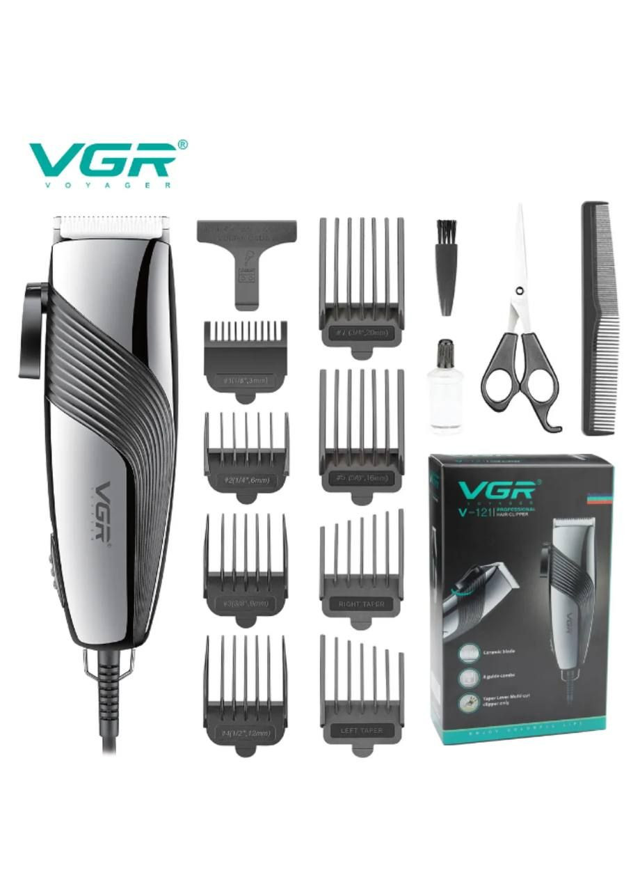 Машинка для стрижки волосся з керамічними ножами VGR v-121 (280931024)