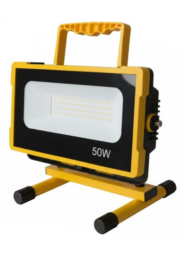 Светодиодный рабочий прожектор Olafus 50W световой поток 5000 лм, 2 режима яркости, IP65 водозащита (2104618903) No Brand (372466560)