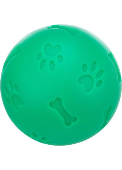 Іграшка для собак куля для ласощів пластик, зелена, 7 см Trixie (336143931)