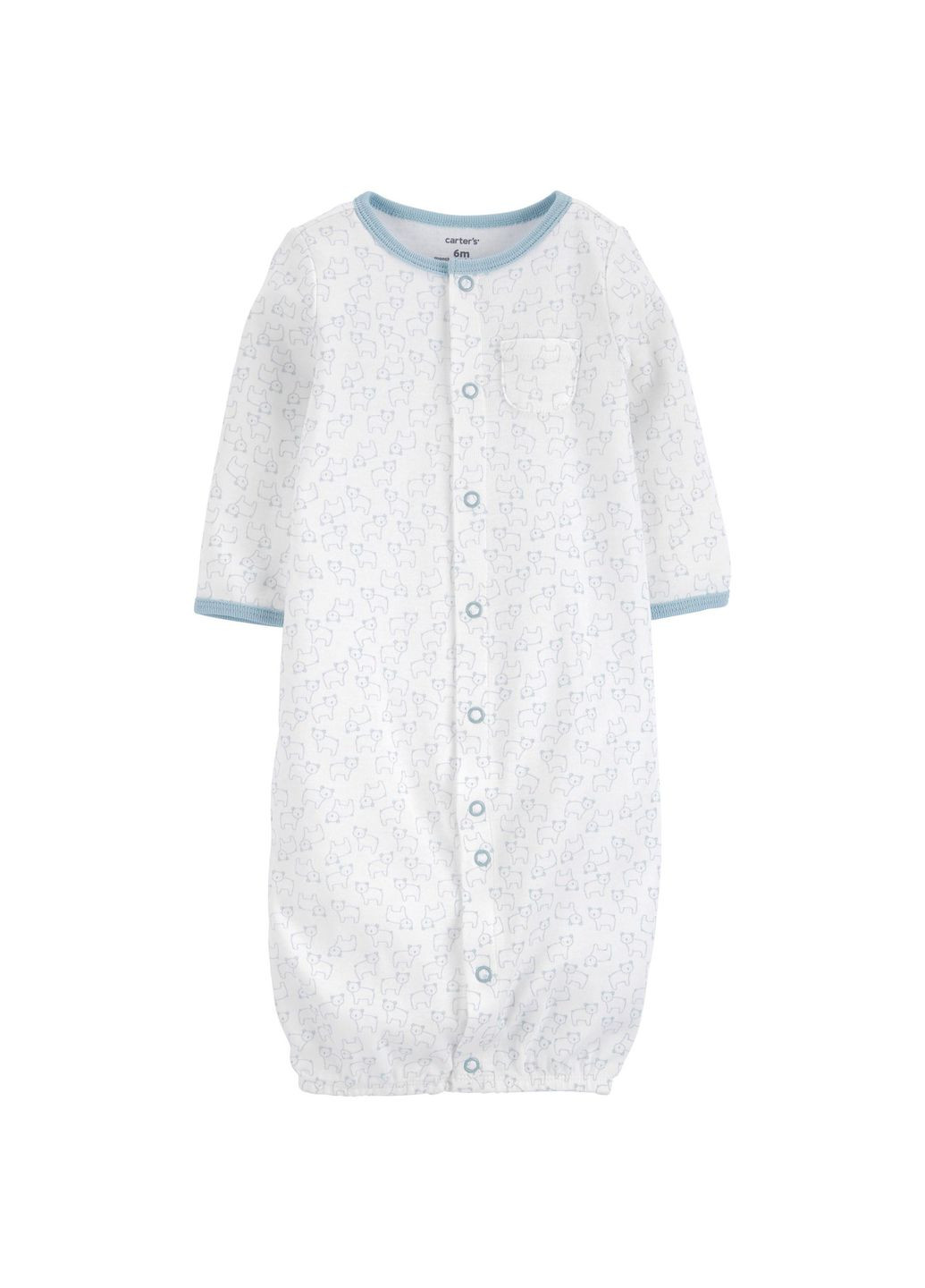 Малиновий демісезонний комплект (3 шт.) шапочка, шкарпетки, сліп-чоловічок для хлопчика (69-72cm) (1l775310_) Carter's