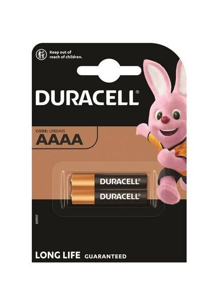 Спеціальна лужна батарейка AAAA 1,5V LR8D425 2 шт (5007466) Duracell (334831688)