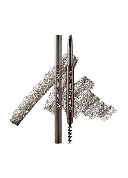 Автоматический карандаш для бровей со щеточкой Drawing Eye Brow #4 Dark Grey Etude House (358499980)