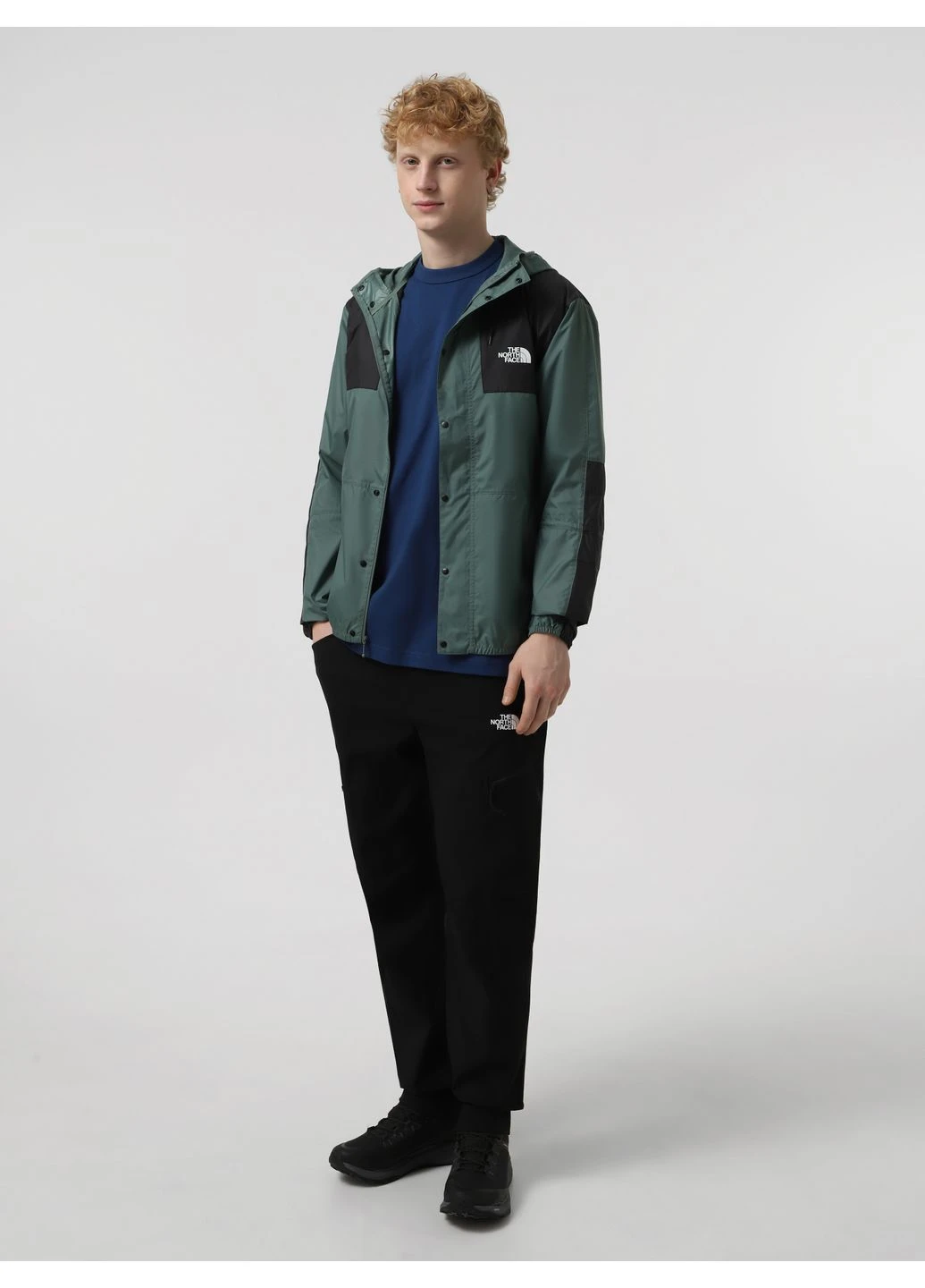 Зеленая демисезонная ветровка 5924185 зелёный n6670 The North Face