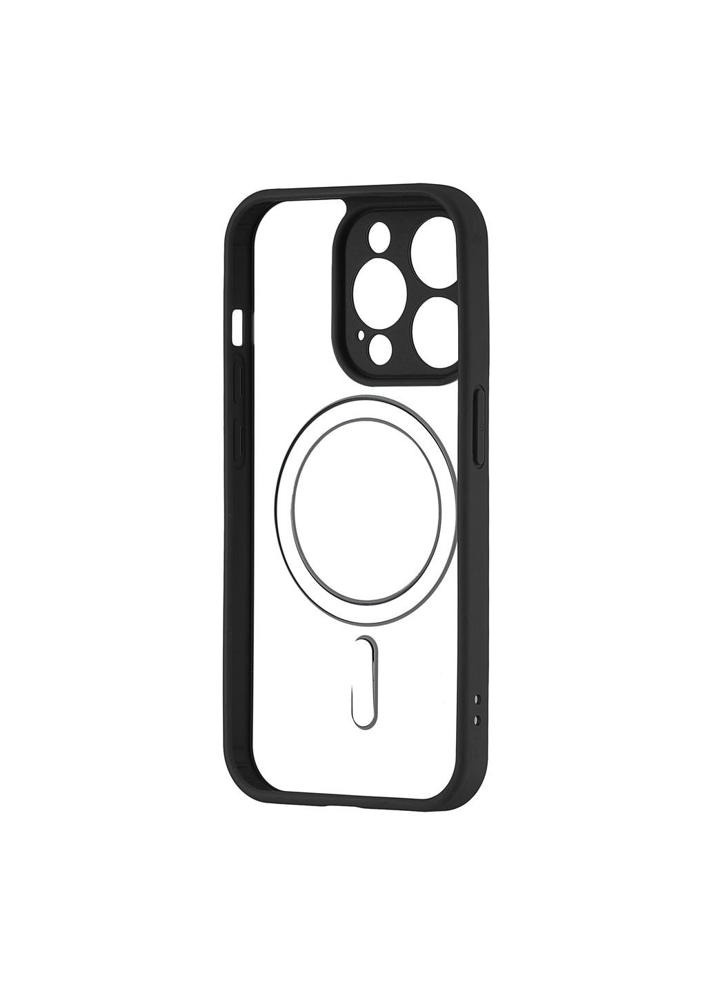 Чохол Color Edge with MagSafe (Protected Camera) Black Case iPhone 15 Pro (322701633)