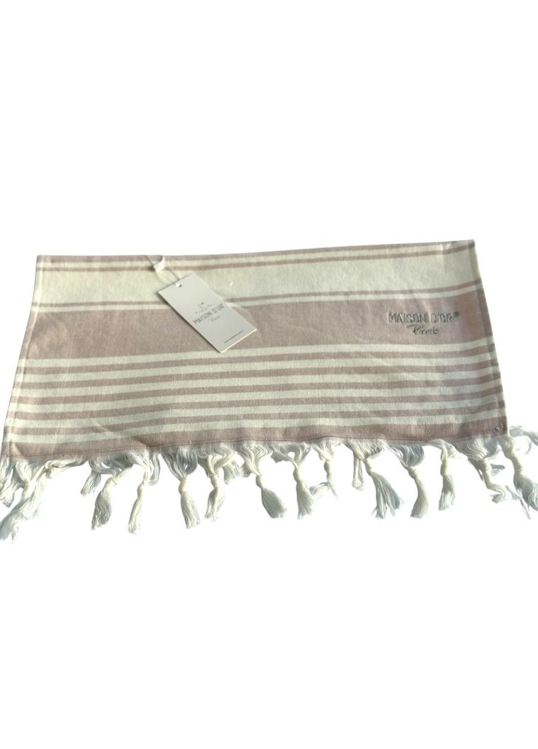 Полотенце Maison Dor Primavera Lilac White хлопок 50-100 см лиловый Maison D'or сиреневый