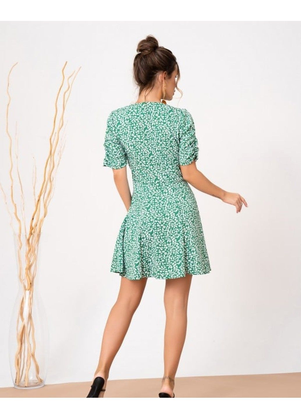 Зелена повсякденний сукня 13877 зелений ISSA PLUS