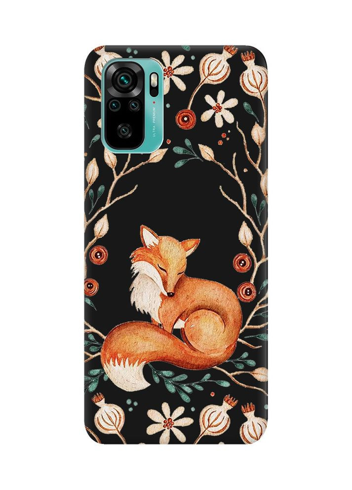 Матовый чехол на Xiaomi Redmi Note 10/Note 10s Лисичка (принт 420) Creative (368775347)