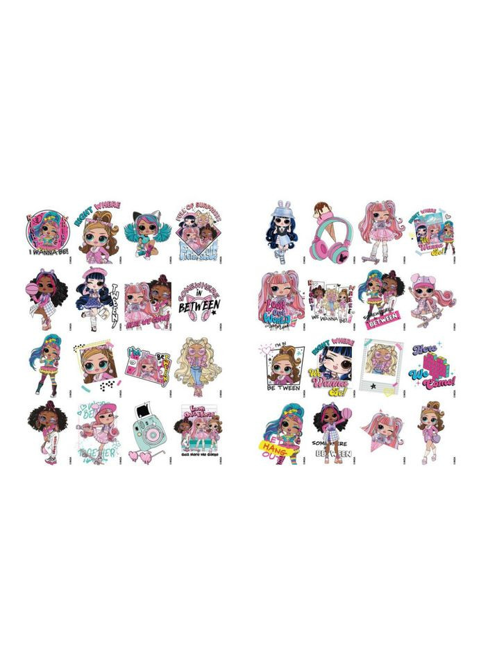 Дитяча книжка-розмальовка "Tweens Emma Emo" LCB8 зі стікерами IDEYKA (341610119)